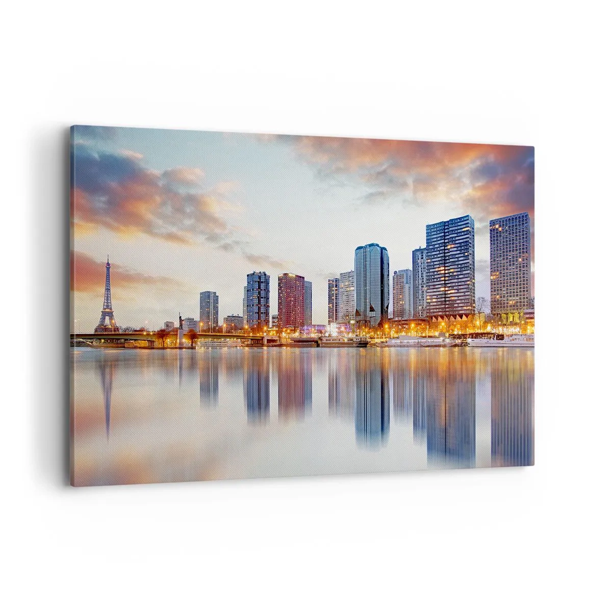 Schilderen op canvas - De monumentale rust van Parijs - 120x80 cm