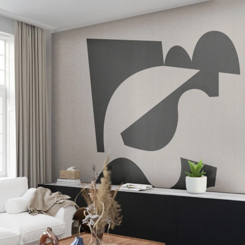 Zelfklevend Fotobehang Deluxe Sticker - Voor zelfassemblage - Abstractie, Boho, Minimalisme - 400x280 cm