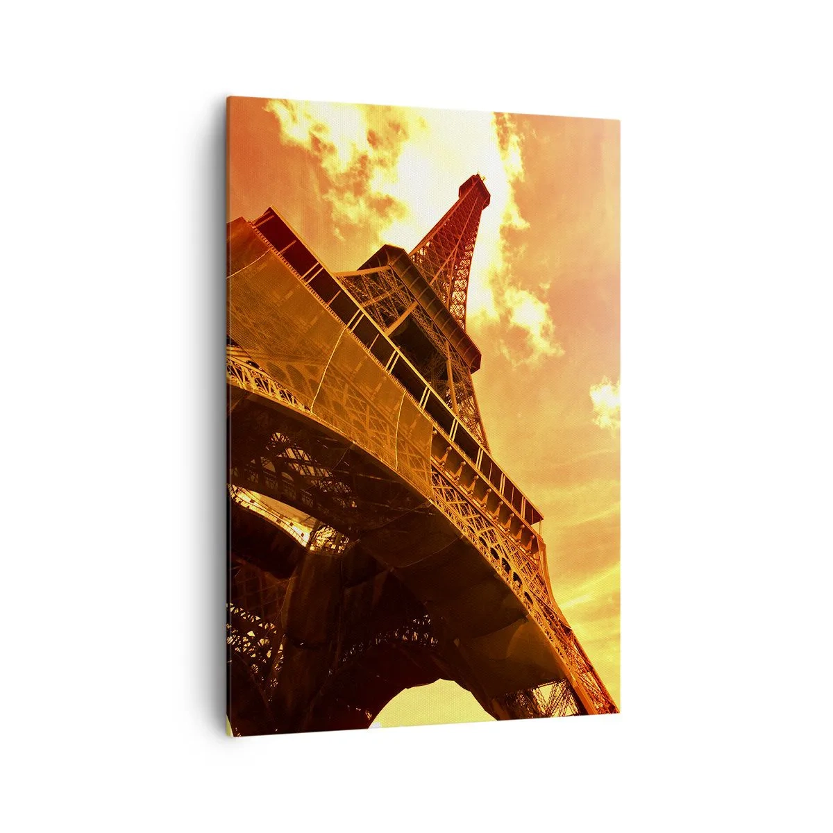 Schilderen op canvas - Monumentaal, want verguld met de zon - 70x100 cm