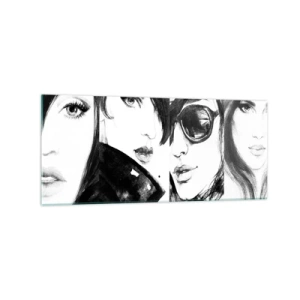 Schilderen op glas - Schoonheid vermenigvuldigd - 120x50 cm