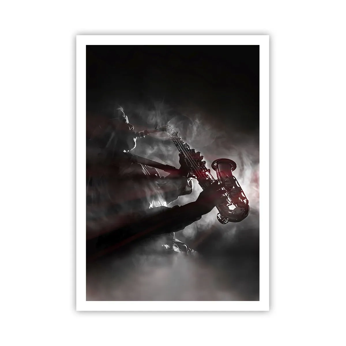 Poster - In de dampen van jazz - 70x100 cm