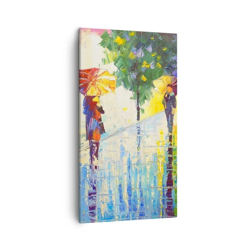 Schilderen op canvas - Nu is het helemaal duidelijk - 45x80 cm