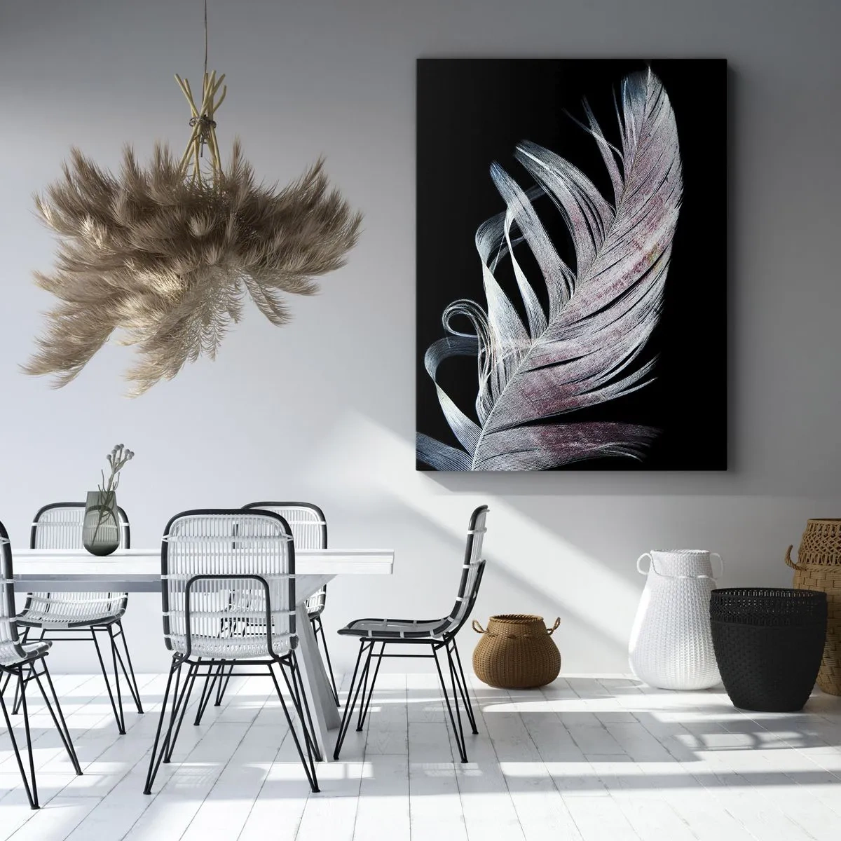 Schilderen op canvas - Denk aan aanraking - 70x100 cm