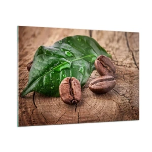 Schilderen op glas - De meest ware en zwarte - 100x70 cm