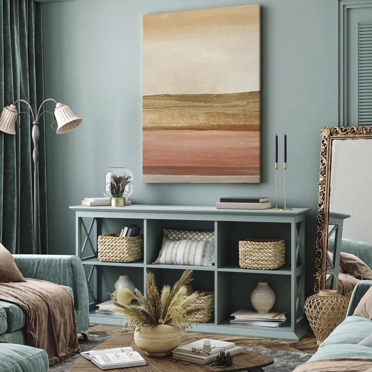 Schilderen op canvas - Verticale compositie - 45x80 cm