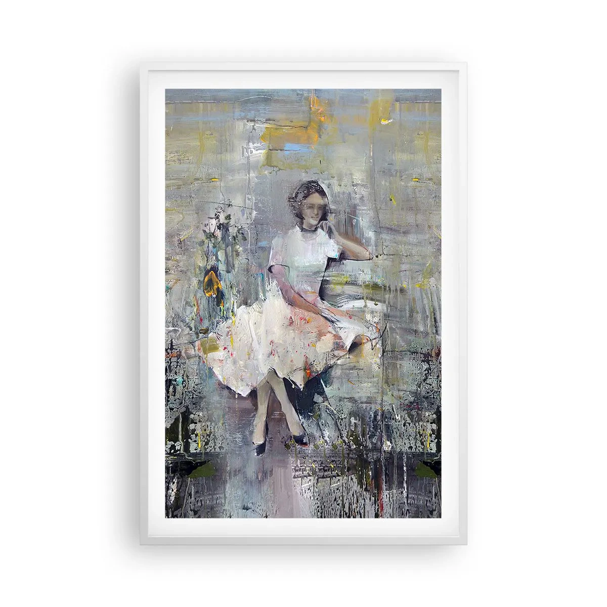Poster in een witte lijst - Klassiek en modern - 61x91 cm