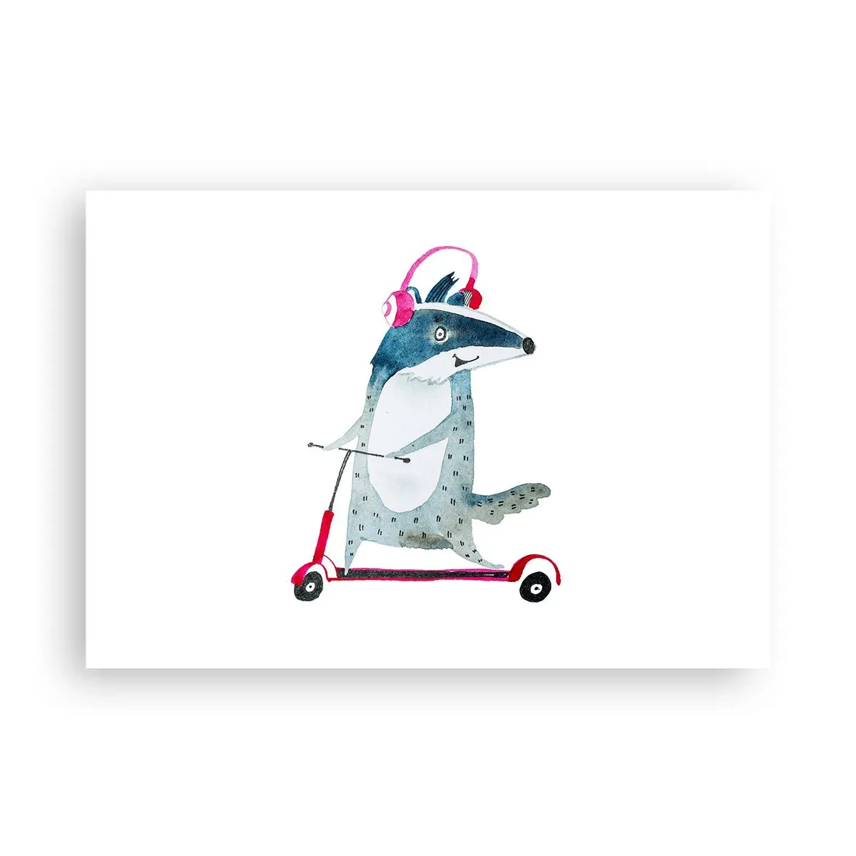 Poster - Badger vreugde - 100x70 cm