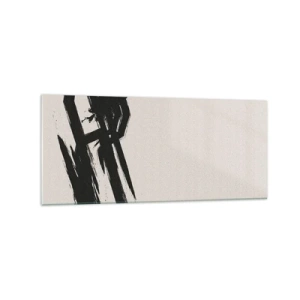 Schilderen op glas - Onstuitbare haast - 120x50 cm