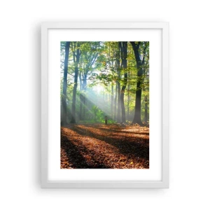 Poster in een witte lijst - Lichten en schaduwen - 30x40 cm