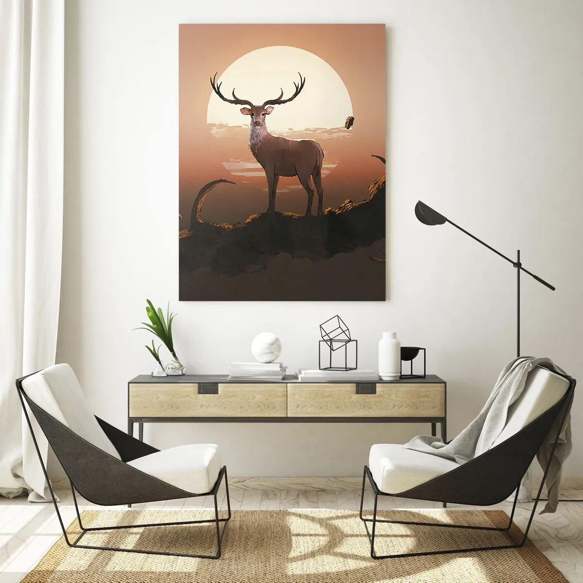 Schilderen op glas - Deze nacht is anders dan alle andere - 50x70 cm