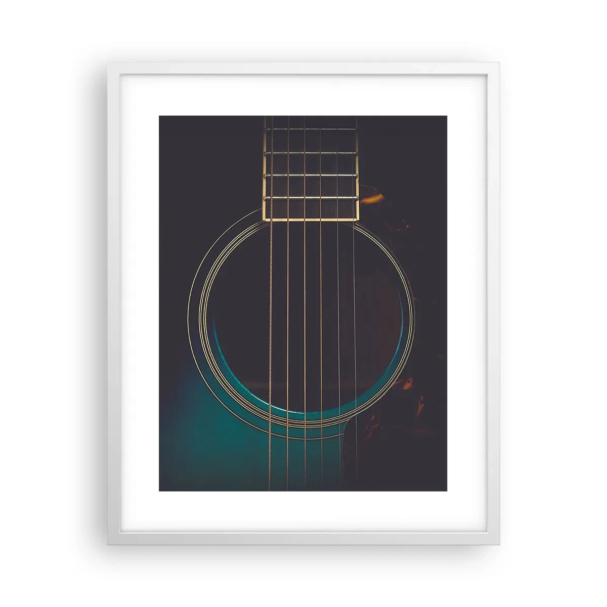 Poster in een witte lijst - Nog even voordat het klinkt - 40x50 cm