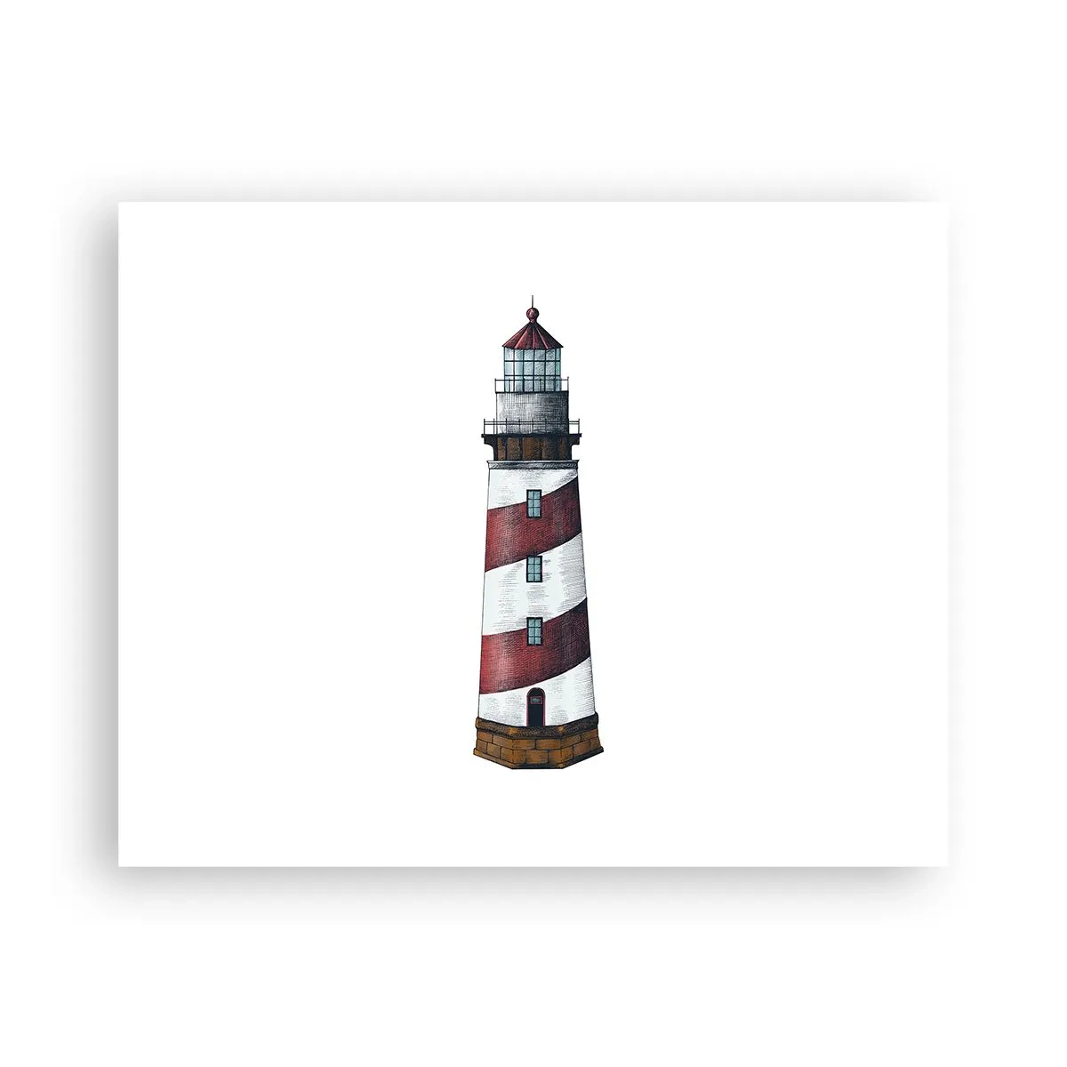 Poster - Altijd op zijn hoede - 50x40 cm