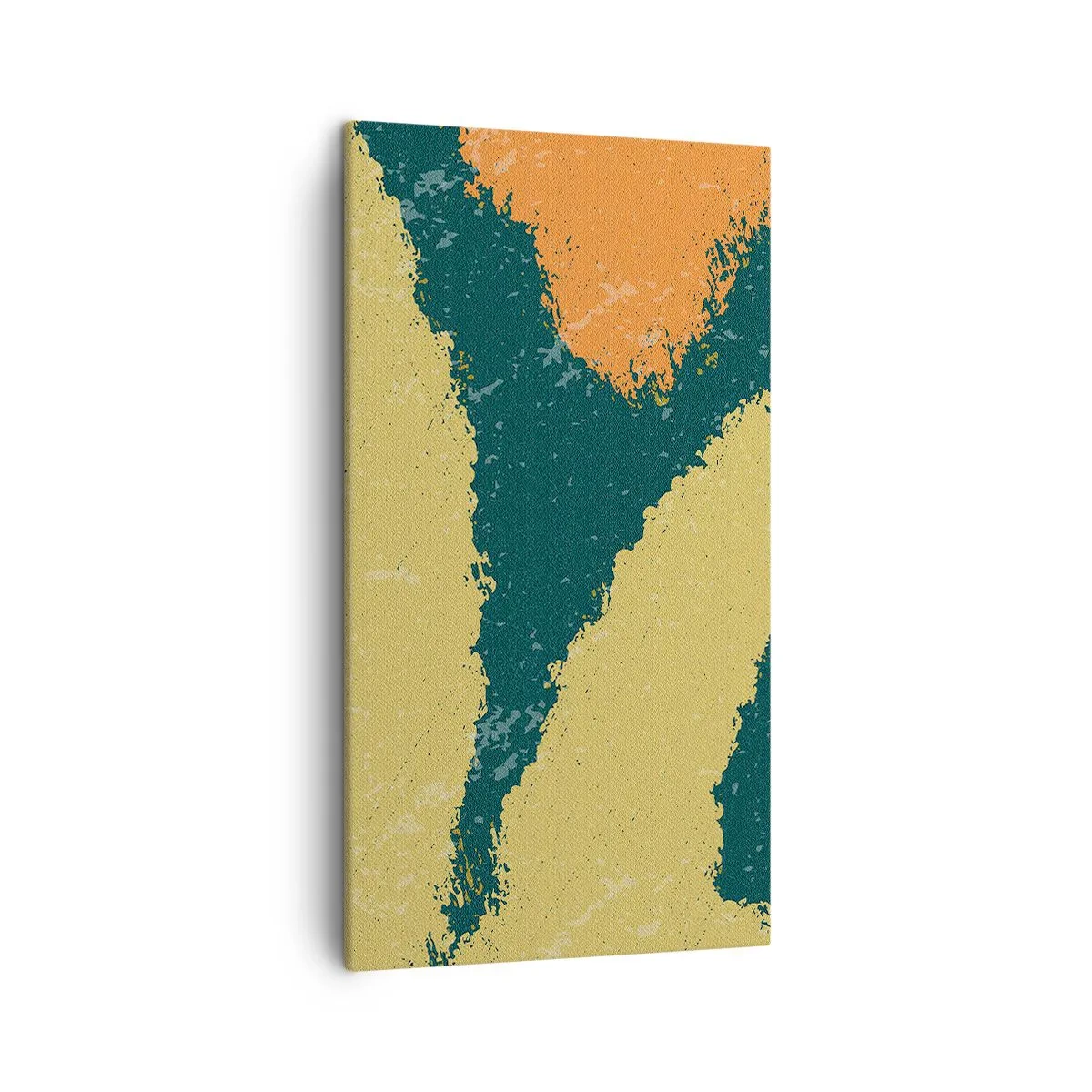 Schilderen op canvas - Abstractie – langzame beweging - 45x80 cm