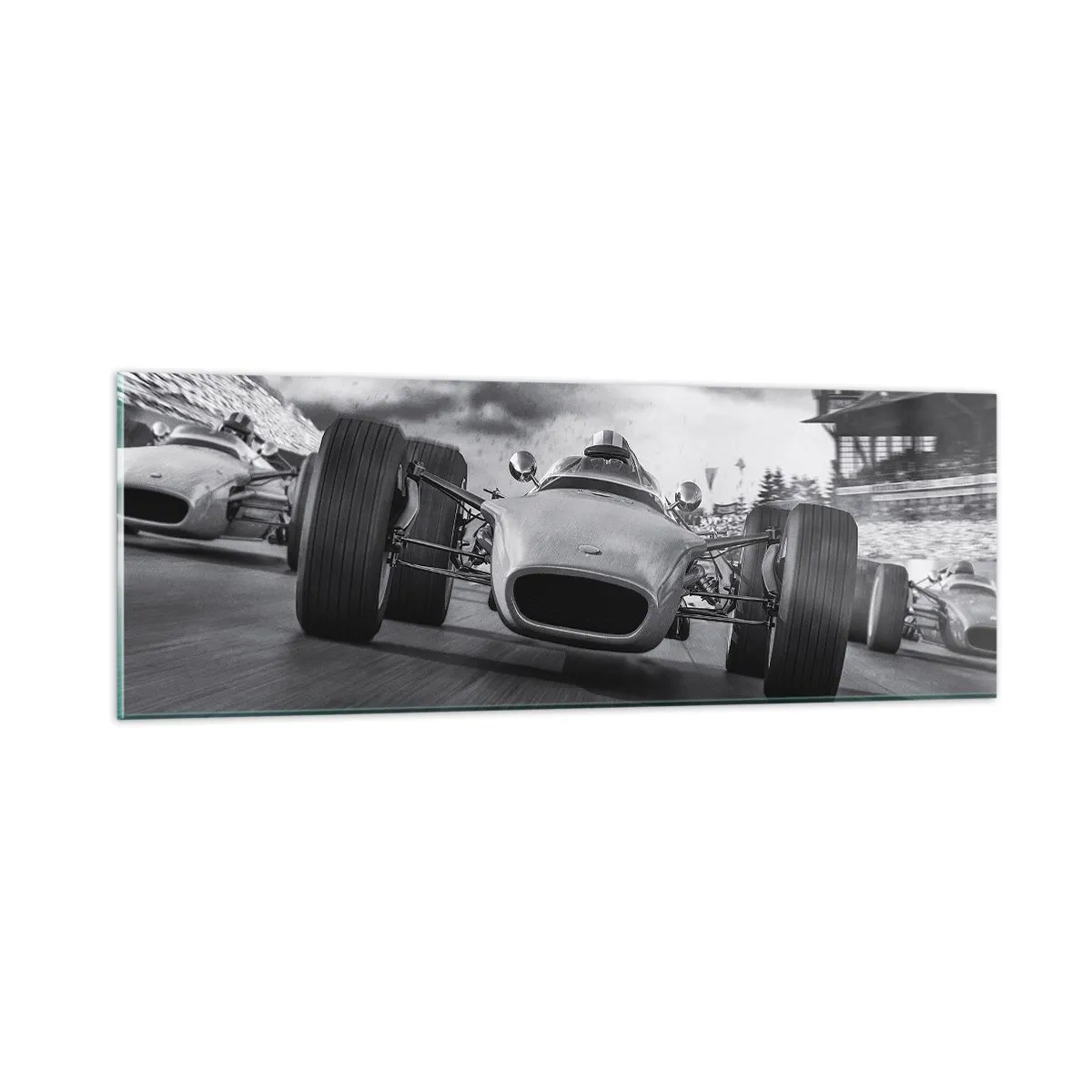 Schilderen op glas - Er is kracht! - 90x30 cm