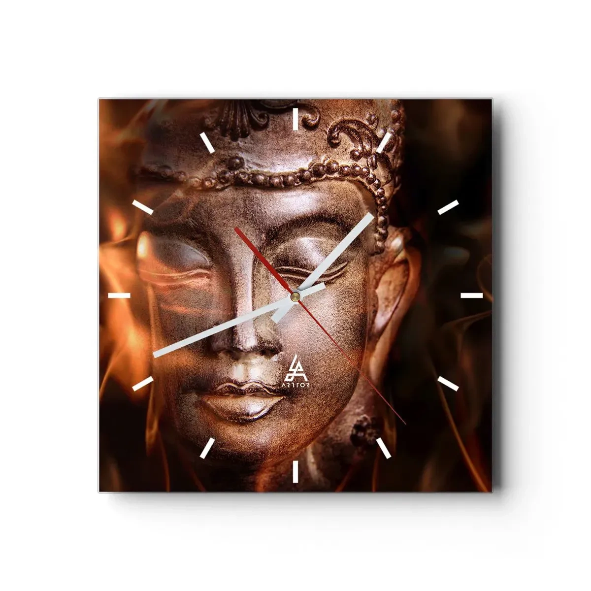 Wandklok - Klok - Het bestaat alleen hier en nu - 40x40 cm