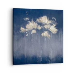 Schilderen op canvas - Als bloemblaadjes in de wind - 30x30 cm