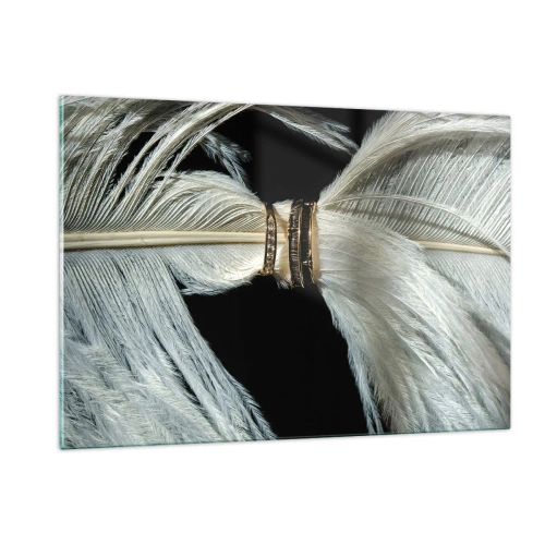 Schilderen op glas - ... en ik zal je niet verlaten ... - 120x80 cm