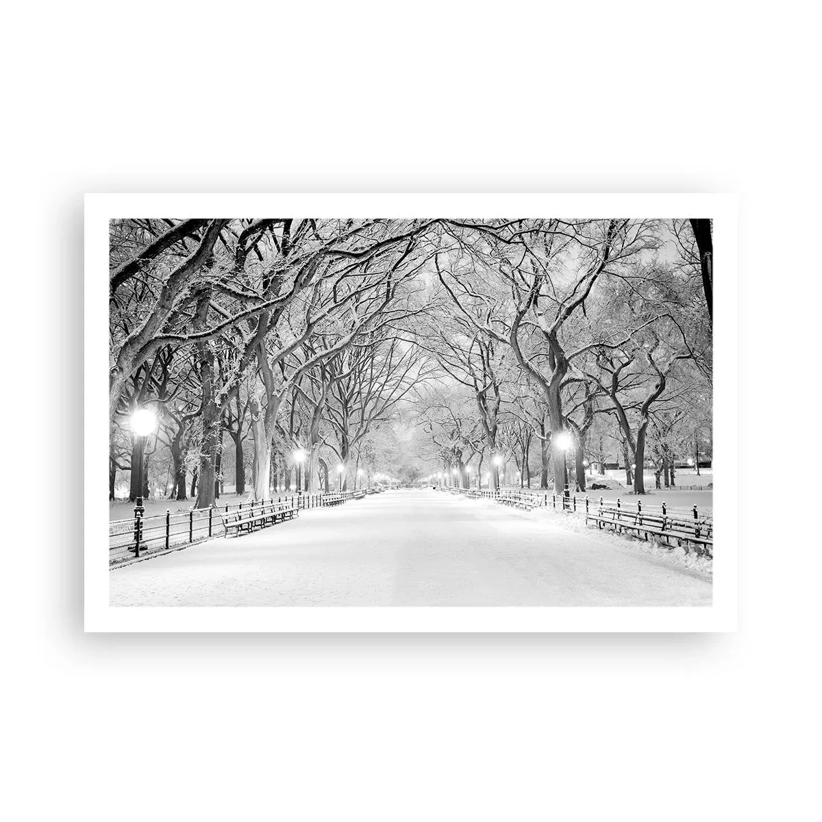 Poster - Vier seizoenen - winter - 91x61 cm