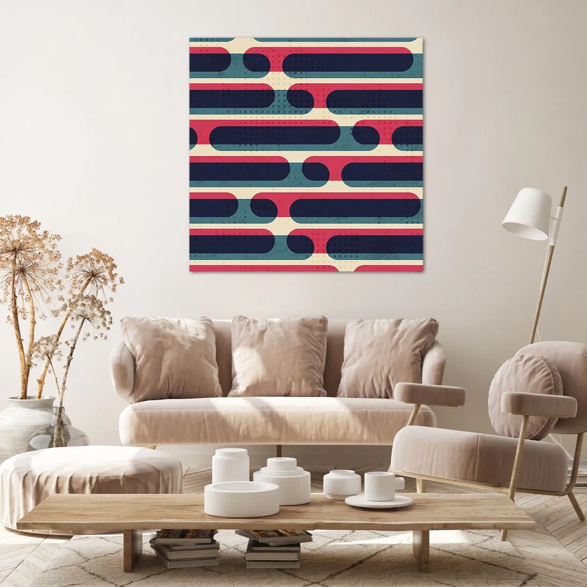 Schilderen op canvas - In de diepte en vooruit - 50x50 cm
