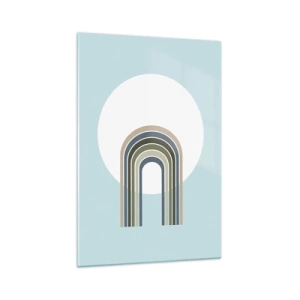 Schilderen op glas - Onweerstaanbare aantrekkingskracht - 70x100 cm