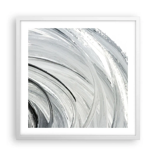 Poster in een witte lijst - Orbitale samenstelling - 50x50 cm