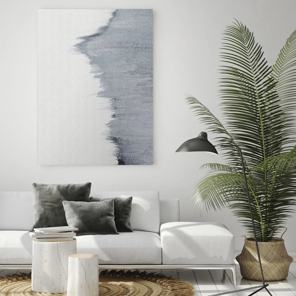 Schilderen op glas - Mysterieuze tekst - 80x120 cm