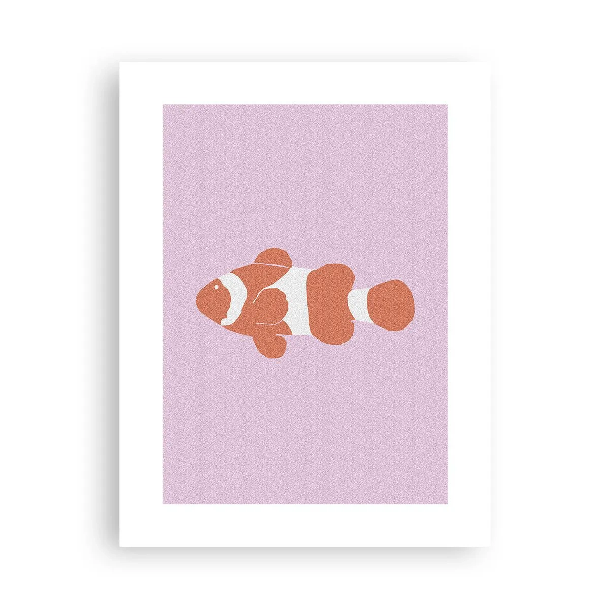 Poster - In koraal dat bij haar gezicht en staart past - 30x40 cm