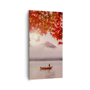 Schilderen op canvas - In het Japanse klimaat - 65x120 cm