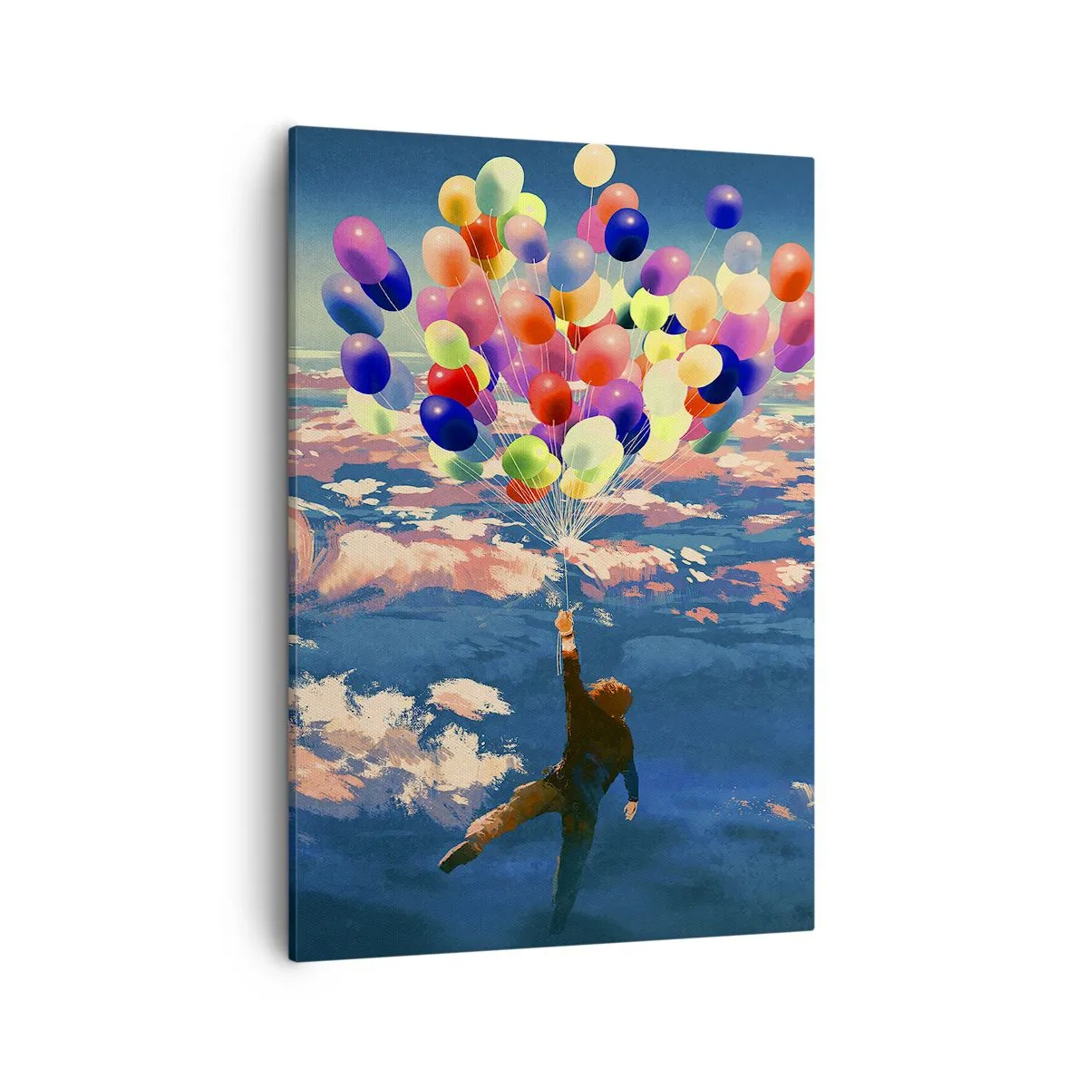 Schilderen op canvas - Een kinderdroom komt uit - 50x70 cm