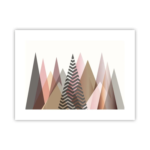 Poster - Piramidaal uitzicht - 40x30 cm