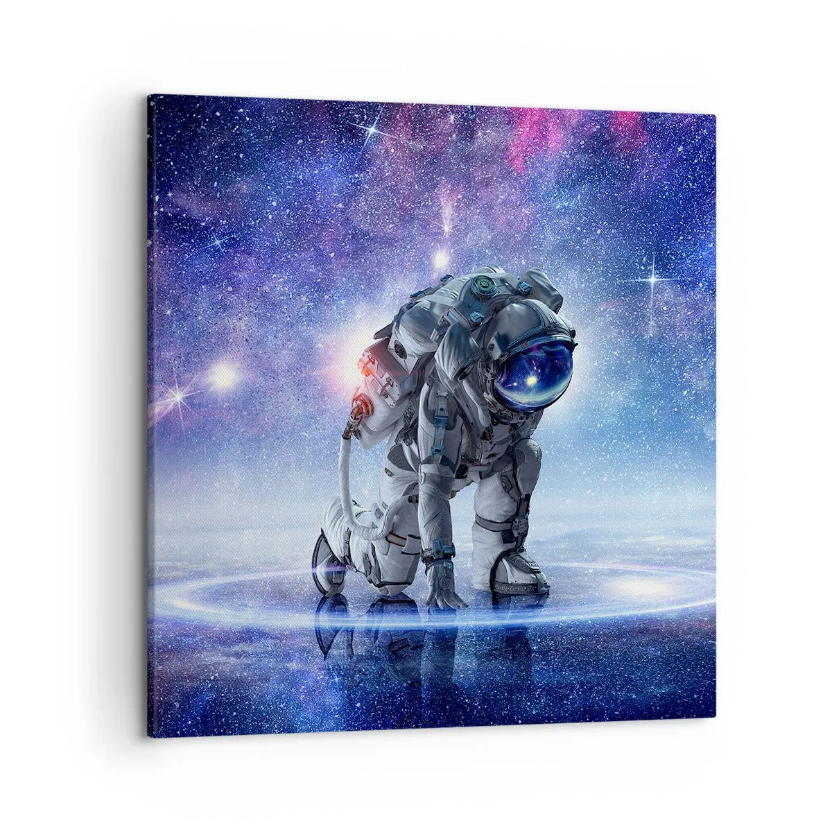 Schilderen op canvas - De sterrenhemel boven mij - 50x50 cm