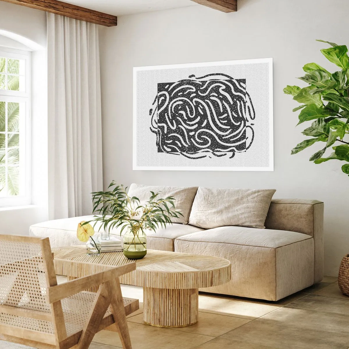 Poster - Abstractie: vreugdedans - 40x30 cm