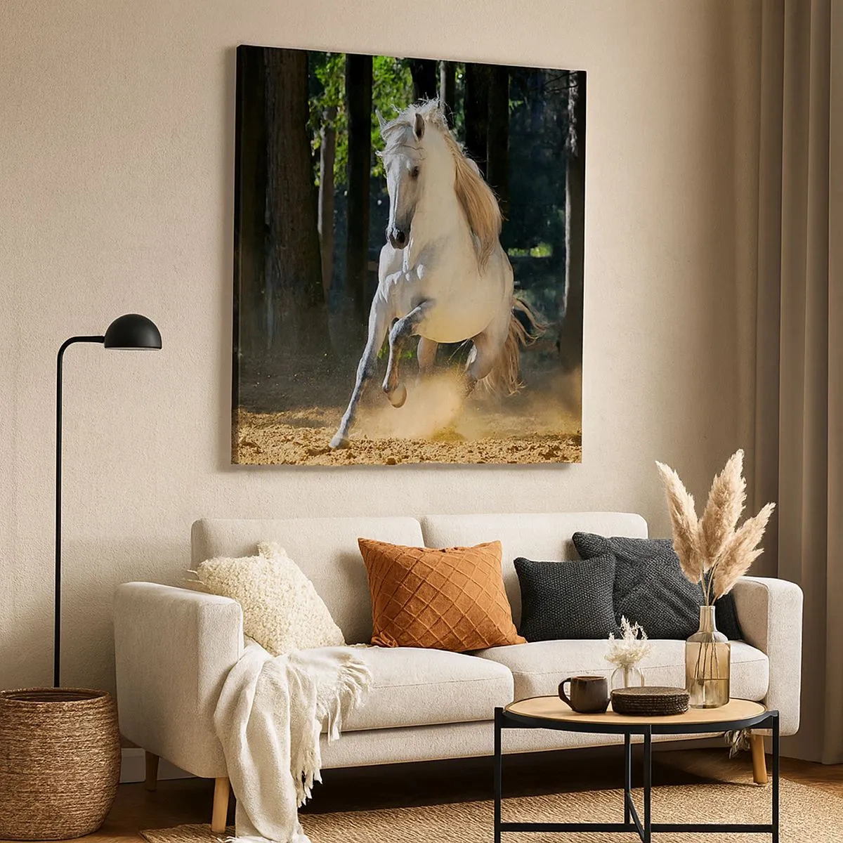 Schilderen op canvas - Zoals uit een fantasieroman - 30x30 cm