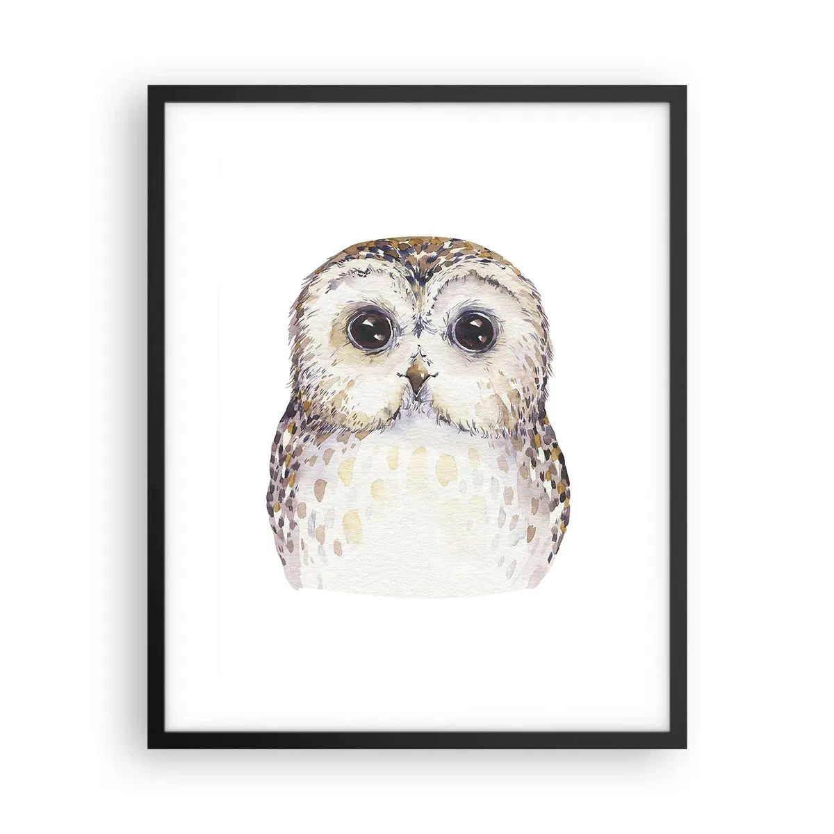 Poster in een zwarte lijst - Kijk in mijn ogen - 40x50 cm