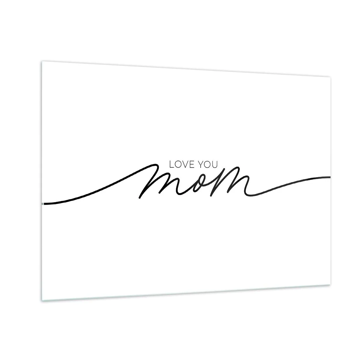 Schilderen op glas - Grote emotie - 100x70 cm