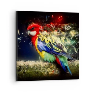 Schilderen op canvas - Boodschapper van uitstraling - 70x70 cm