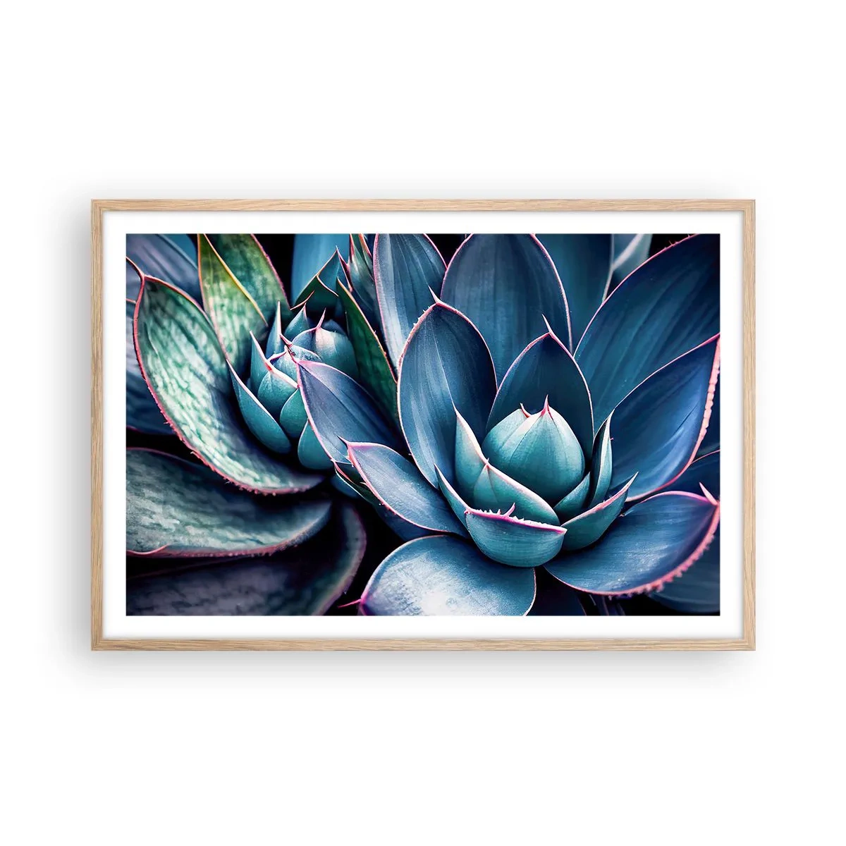 Een poster in een licht eiken lijst - Levenskracht - 91x61 cm