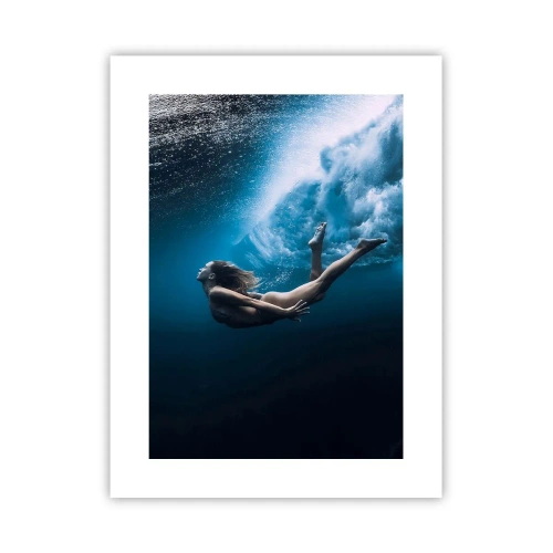 Poster - Een moderne zeemeermin - 30x40 cm