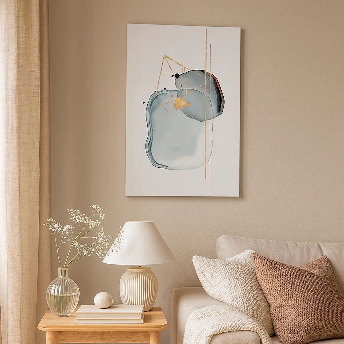 Schilderen op canvas - Een studie van druppels - 50x70 cm