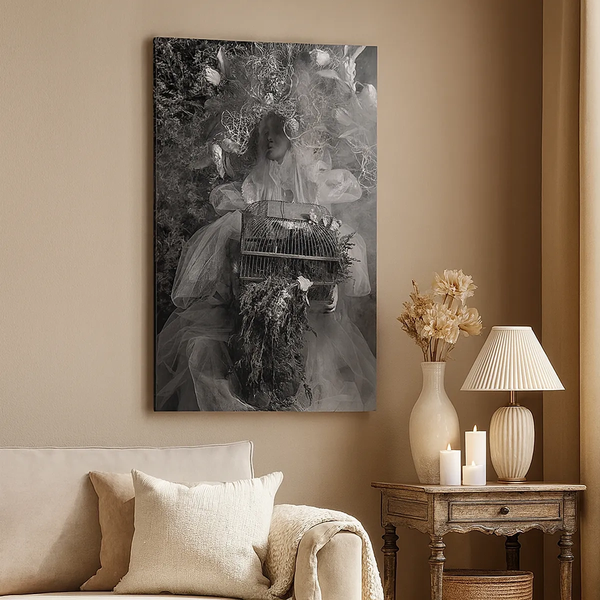 Schilderen op canvas - Moeder zelf - Natuur - 50x70 cm