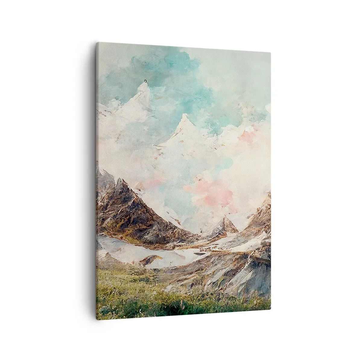 Schilderen op canvas - Rotsbladen - 50x70 cm
