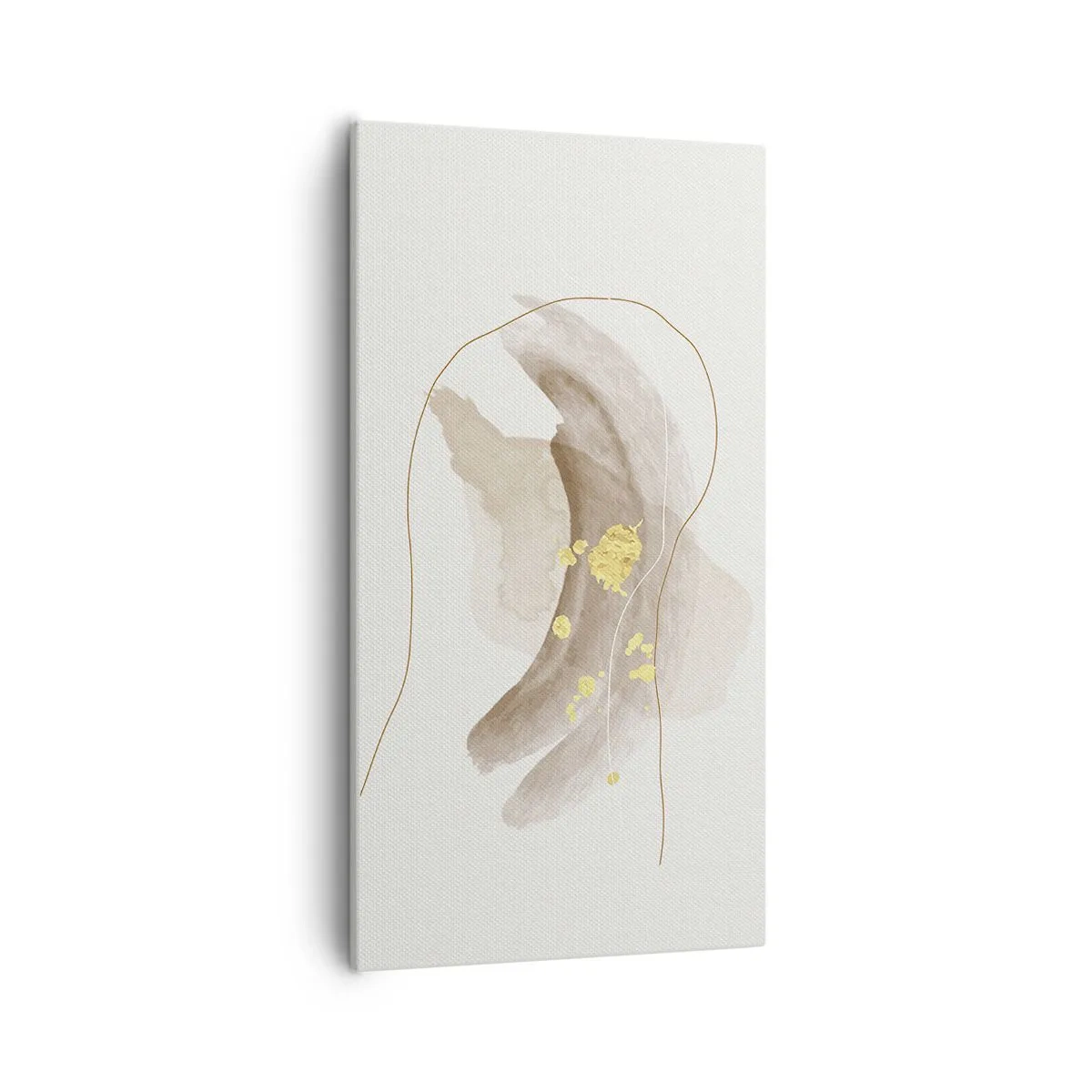 Schilderen op canvas - Ontmoet in de ruimte - 55x100 cm