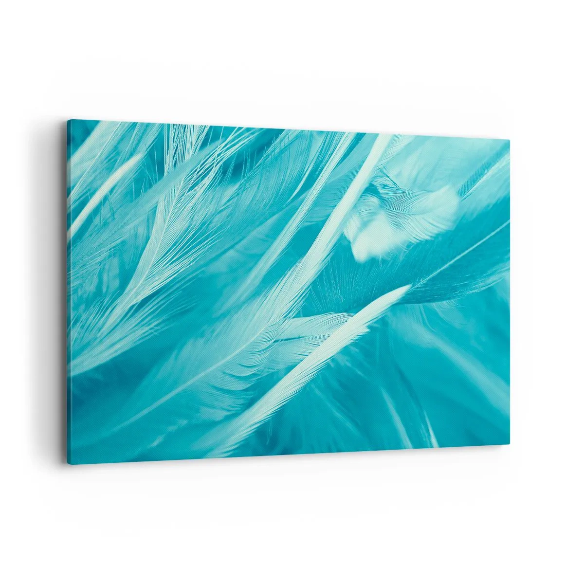 Schilderen op canvas - Verdrinken in pluisjes - 120x80 cm