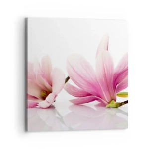Schilderen op canvas - Delicaat als een lentebriesje - 70x70 cm