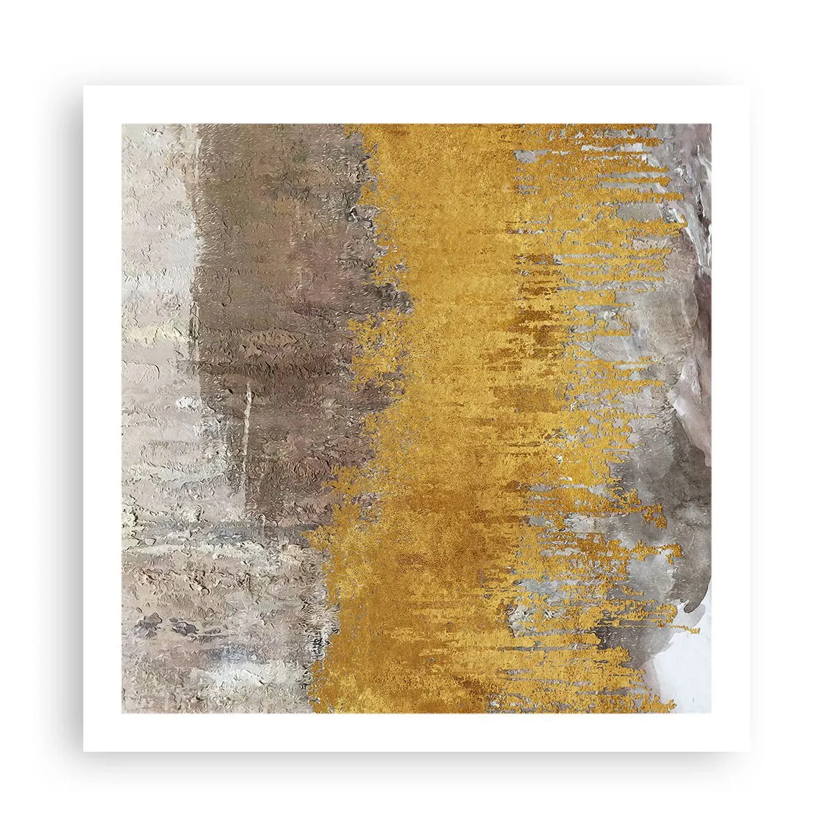 Poster - Een gouden explosie - 60x60 cm