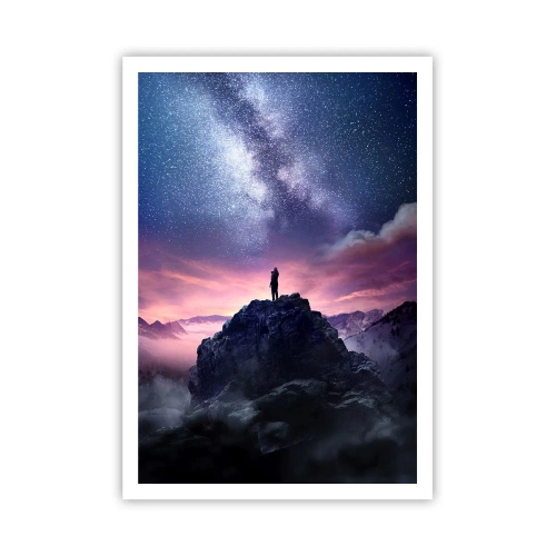 Poster - En hij voelde het leven - 70x100 cm