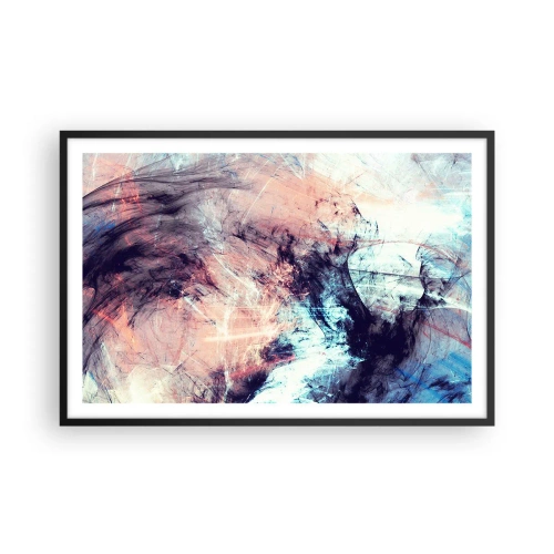 Poster in een zwarte lijst - Voel de wind - 91x61 cm