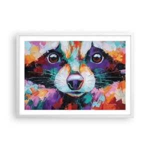 Poster in een witte lijst - Alleen goede emoties - 70x50 cm