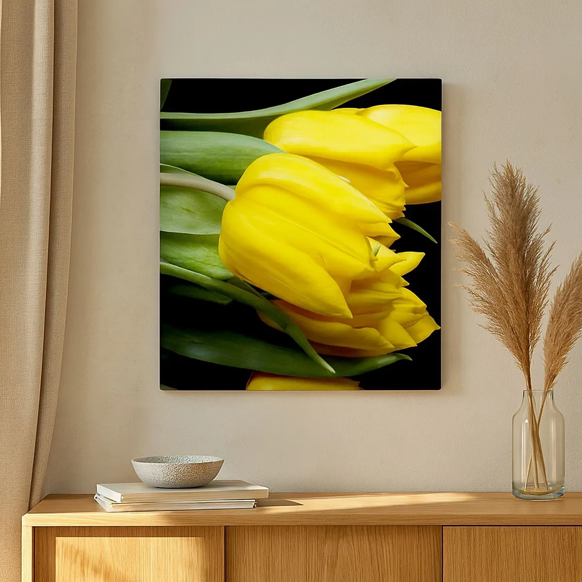 Schilderen op canvas - Gemaakt van heldere zon - 30x30 cm