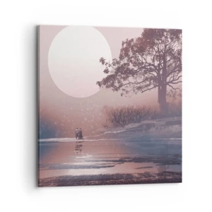 Schilderen op canvas - nacht wonderen - 70x70 cm